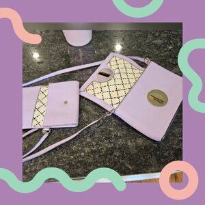 Kate Spade Lilac Crossbody and Wristlet Excellent Used Condition